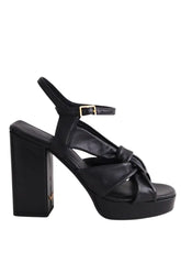 Sandales Zadig & Voltaire Forget me knot Noir en Cuir, taille 36 - Seconde Main