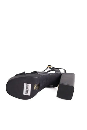 Sandales Zadig & Voltaire Forget me knot Noir en Cuir