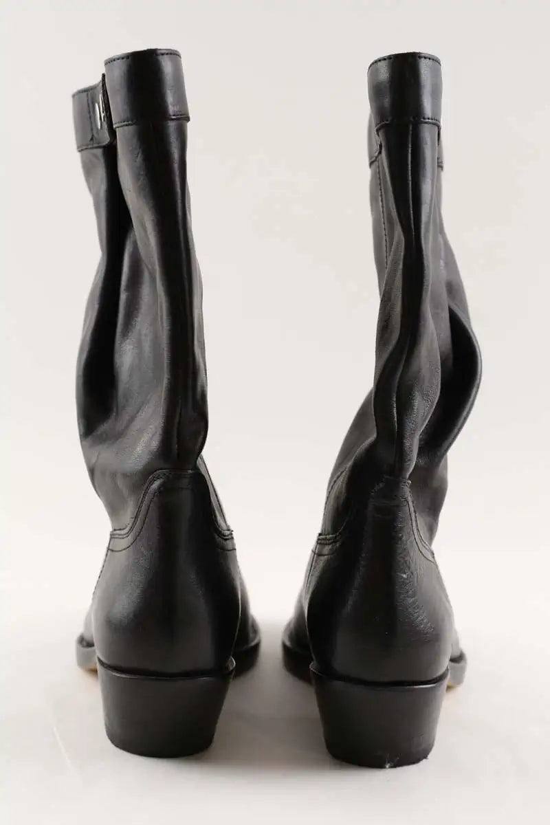 Santiags Isabel Marant Noir en Cuir