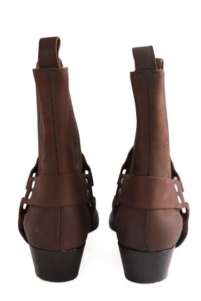 Santiags Paris Texas Marron en Cuir