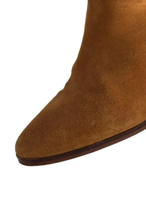 Santiags Sézane Camel en Daim