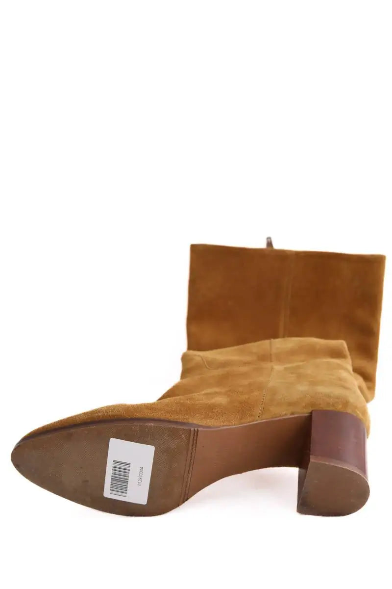 Santiags Sézane Camel en Daim