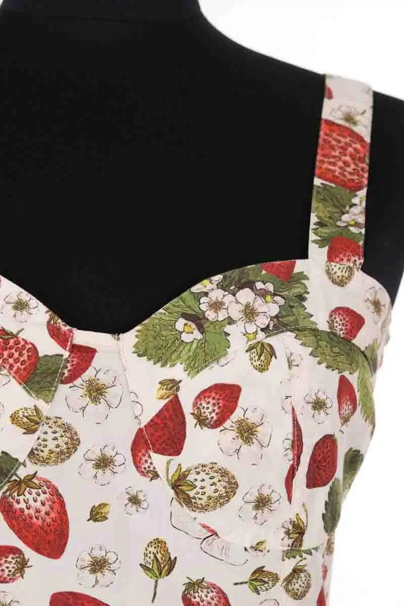 Top sans manche Rouje Multicolore en Coton