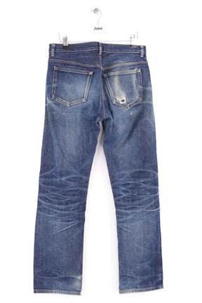 Jean droit APC Bleu en Coton