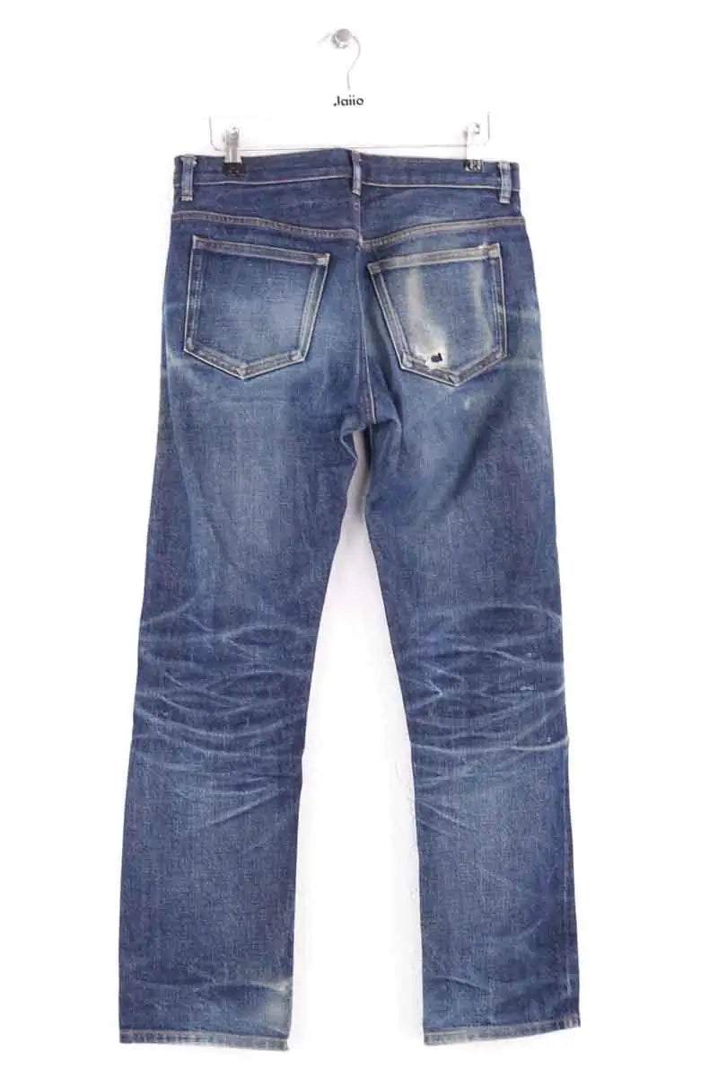 Jean droit APC Bleu en Coton