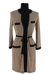 Robe Diane Von Furstenberg Beige en Soie, taille L - Seconde Main