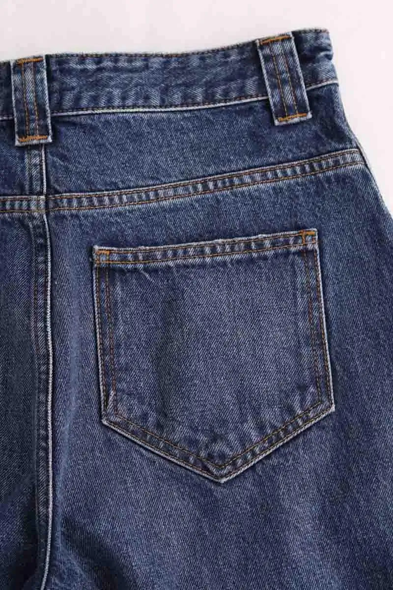 Jean Khaite Bleu en Coton