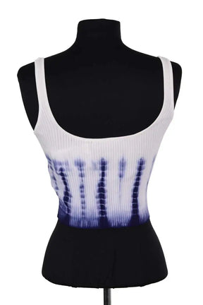 Top sans manche Maje Blanc en Viscose