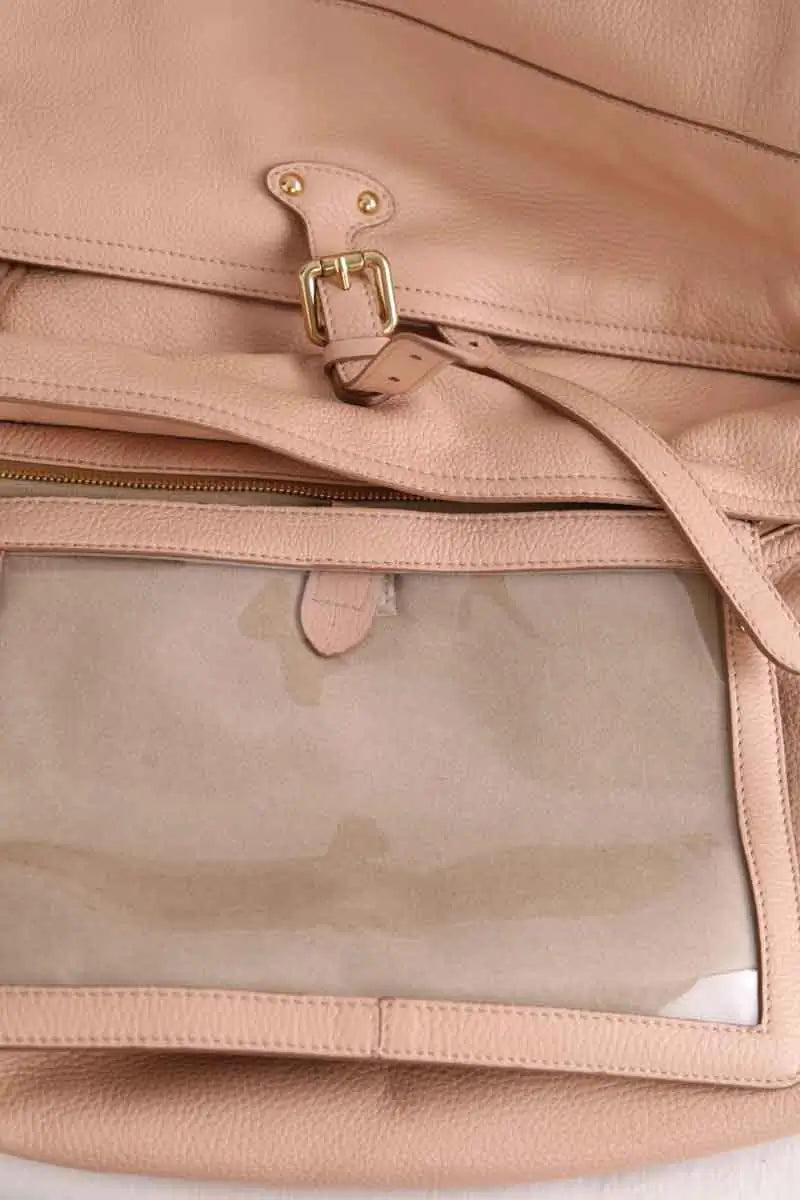 Sac à dos Maison Martin Margiela Rose en Cuir