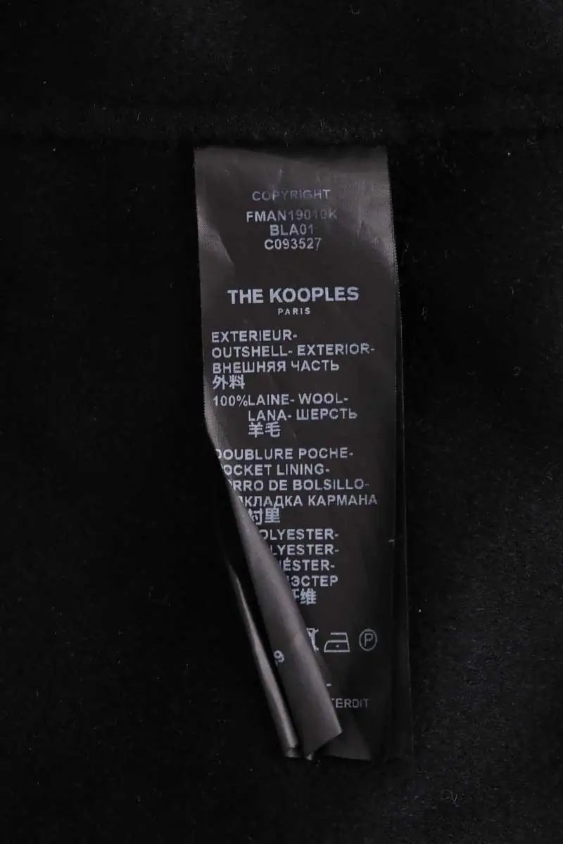 Manteau The Kooples Noir en Laine