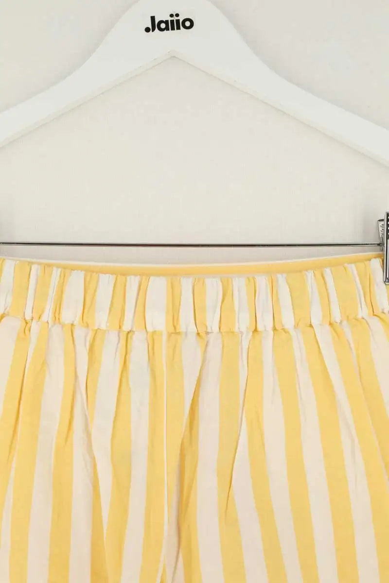 Mini short Sézane Jaune en Coton