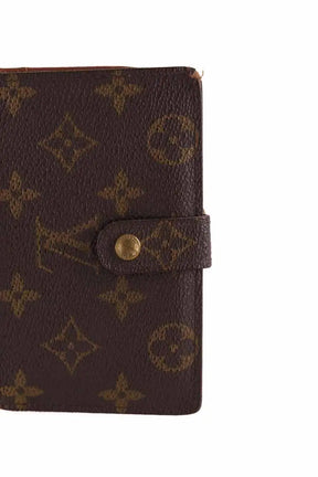 Portefeuille Louis Vuitton Marron en Cuir