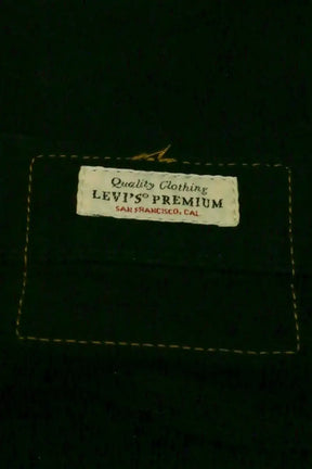Jean droit Levi's 501 Noir en Coton