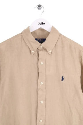 Chemise Ralph Lauren Beige en Lin