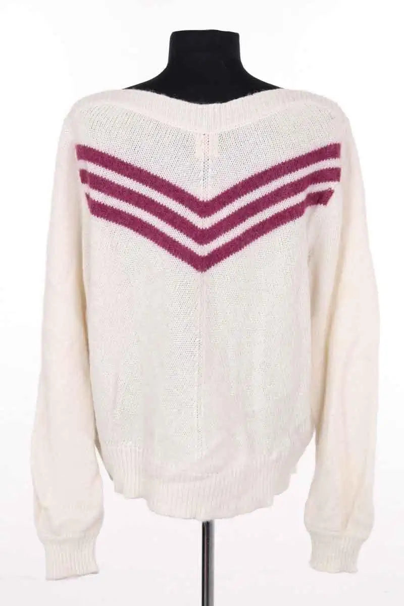 Pull Des Petits Hauts Blanc en Laine