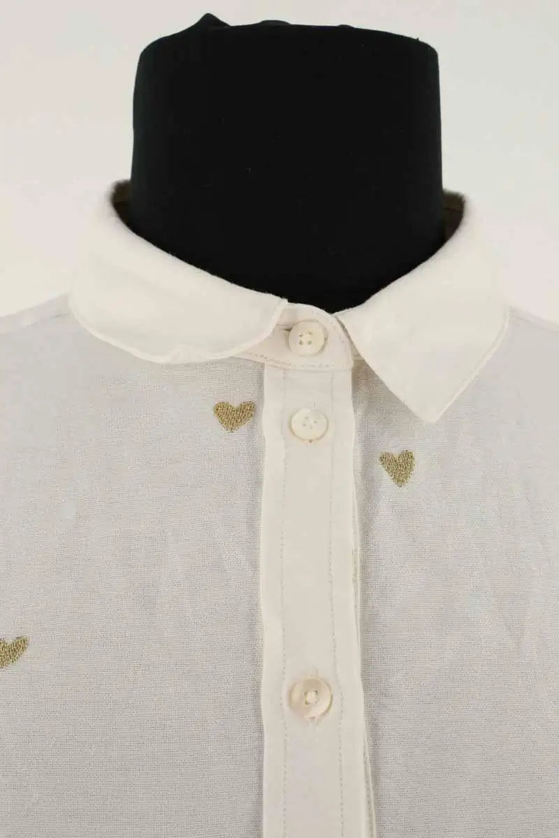 Chemise Sézane Blanc en Coton