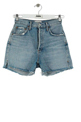Short Agolde Bleu en Coton, taille XS - Seconde Main
