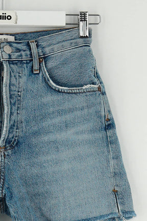 Short Agolde Bleu en Coton