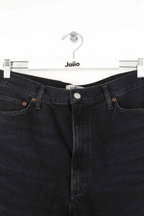 Short Agolde Noir en Coton