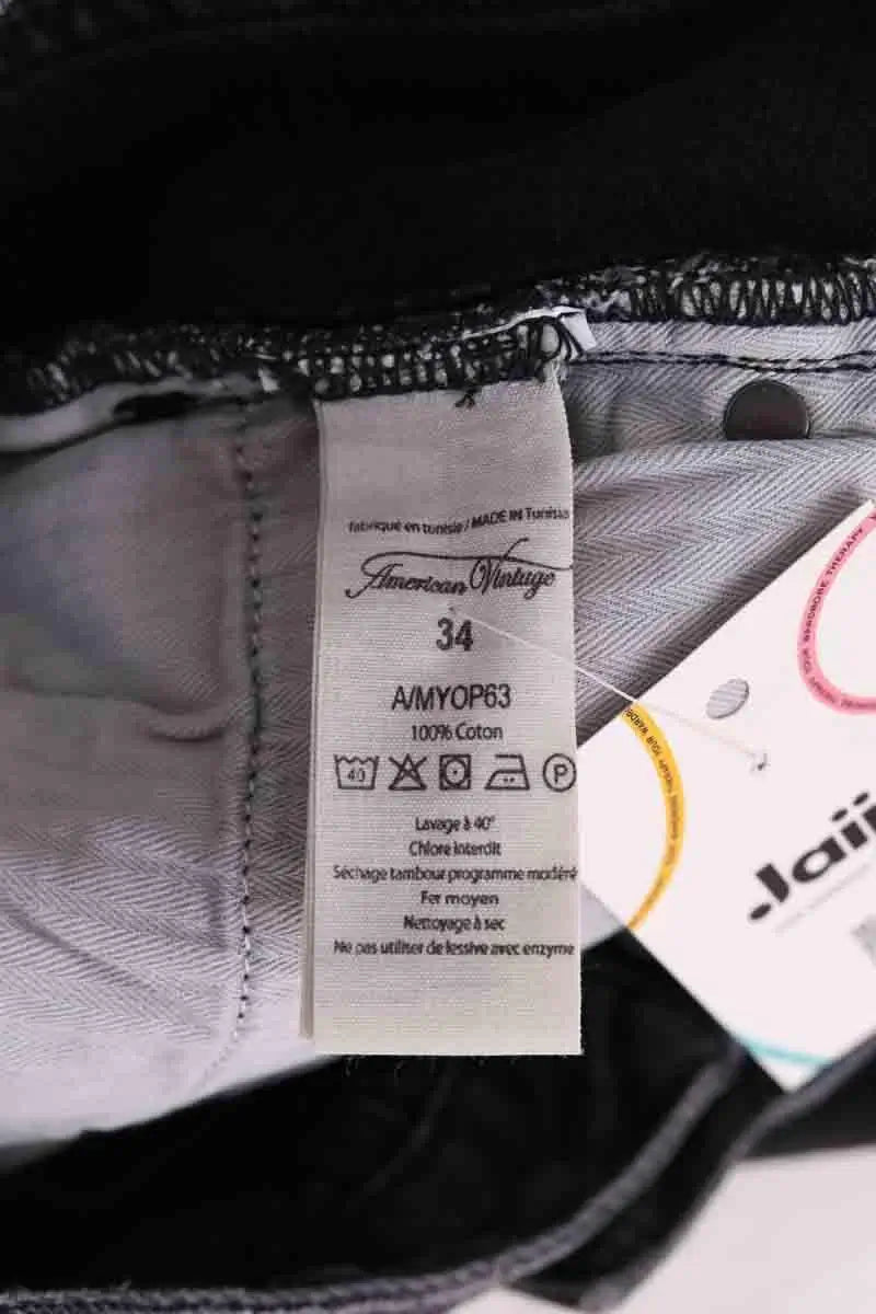 Short American Vintage Anthracite en Coton