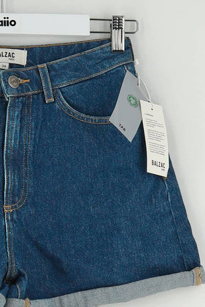 Short Balzac Bleu en Coton