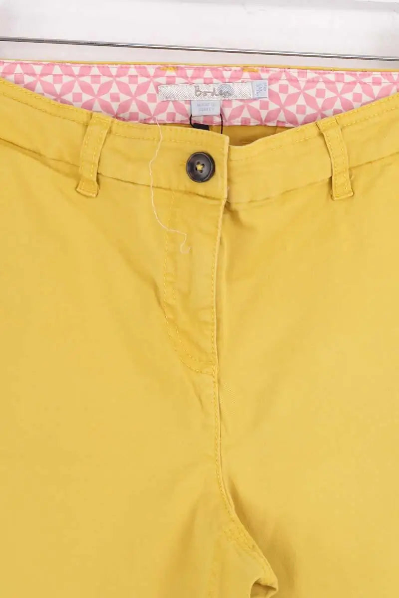 Short Boden Jaune en Coton
