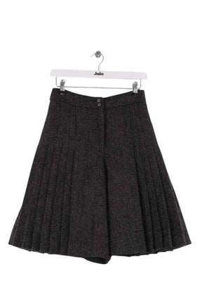 Short Chanel Gris en Laine, taille S - Seconde Main