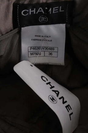 Short Chanel Gris en Laine