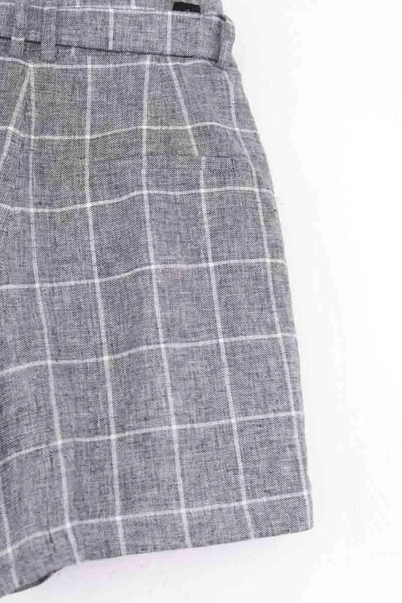 Short Claudie Pierlot Gris en Lin