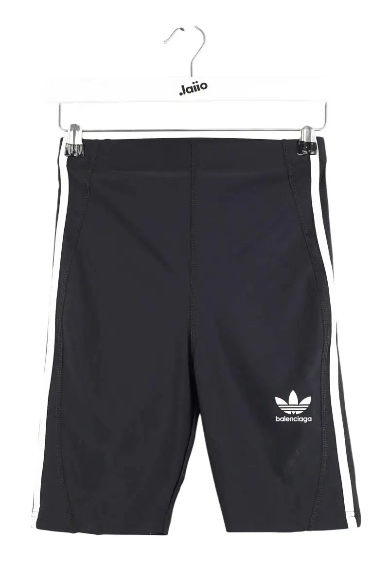 Short de sport Balenciaga Noir en Polyester, taille XS - Seconde Main