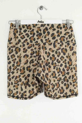 Short de sport Luz Polynésie Beige en Polyamide