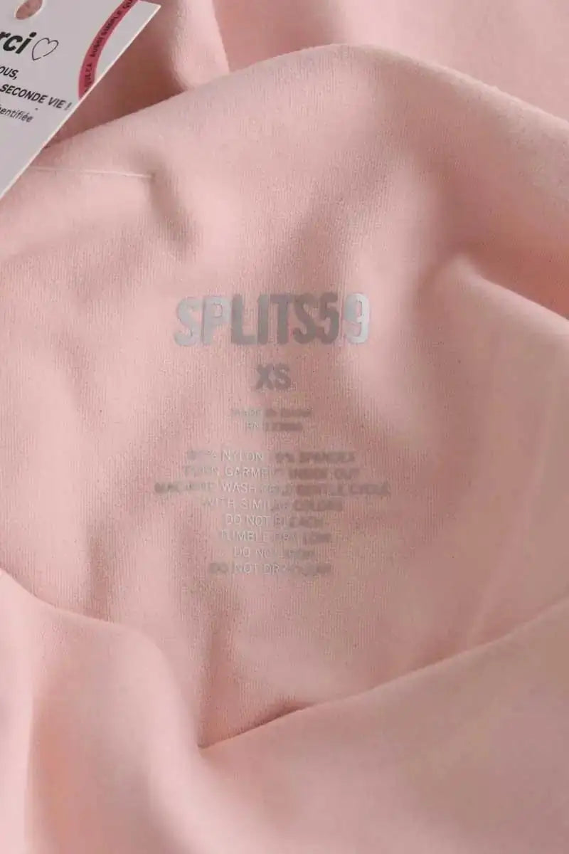 Short de sport SPLITS59 Rose en Synthétique