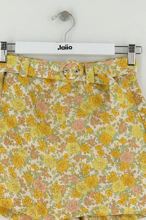 Short Faithfull The Brand Jaune en Lin