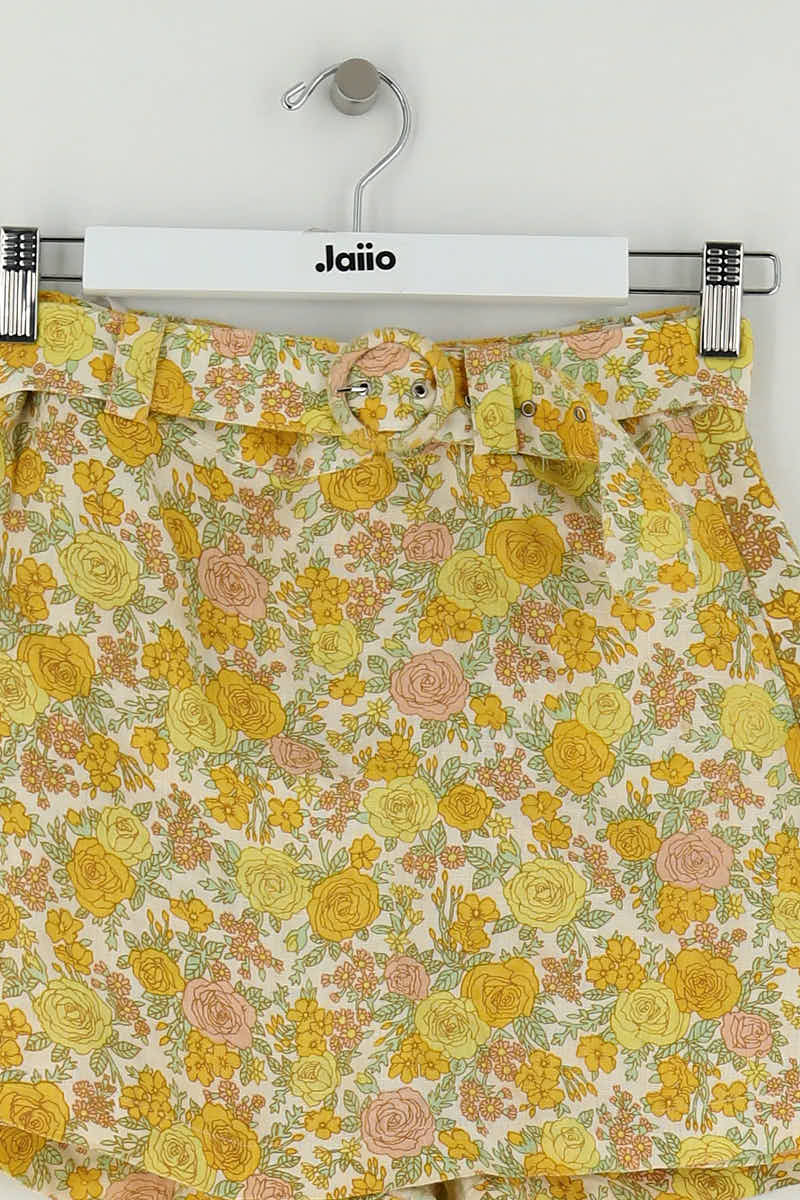 Short Faithfull The Brand Jaune en Lin