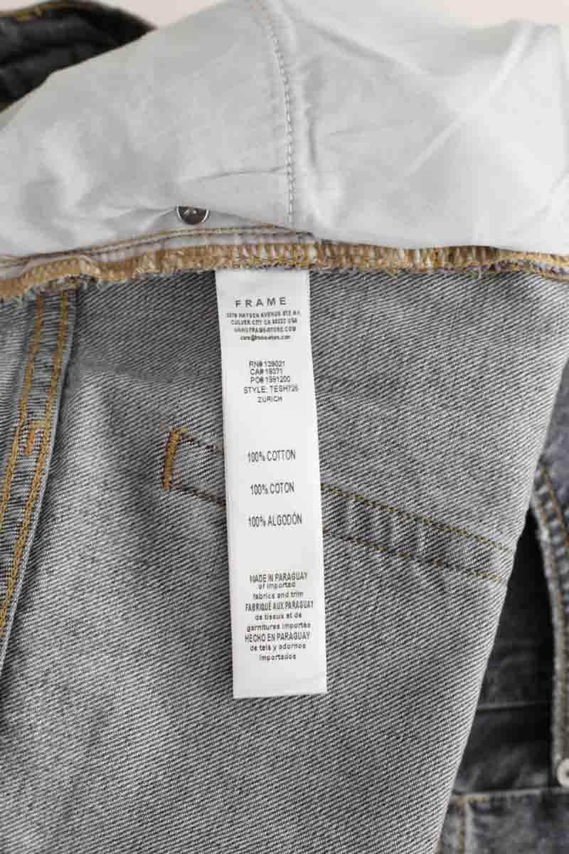 Short Frame Gris en Coton