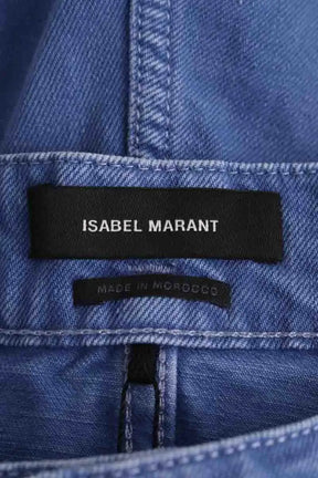 Short Isabel Marant Bleu en Coton
