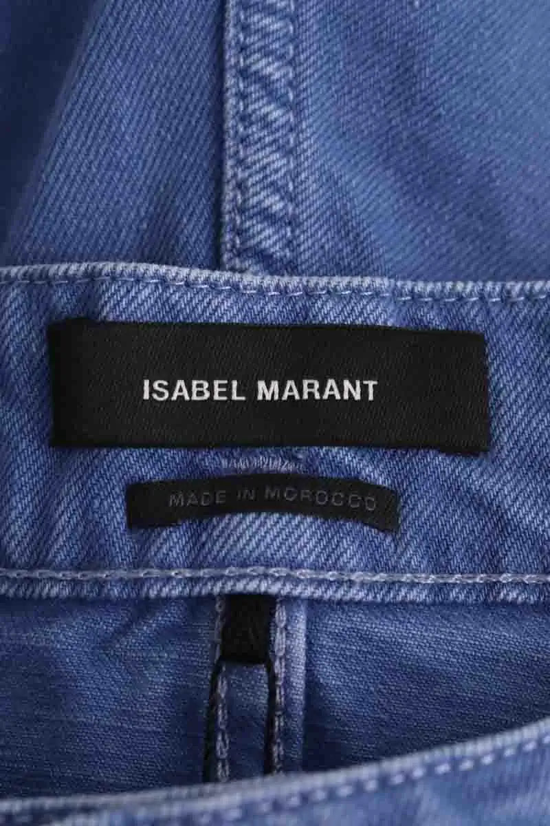 Short Isabel Marant Bleu en Coton