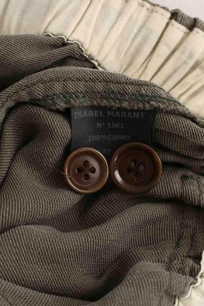 Short Isabel Marant Étoile Kaki en Synthétique