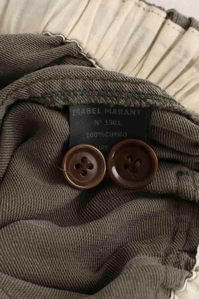 Short Isabel Marant Étoile Kaki en Synthétique