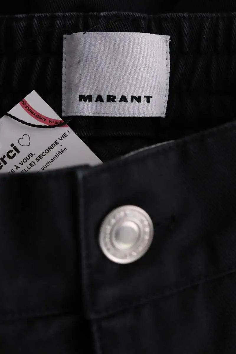 Short Isabel Marant Gris en Coton