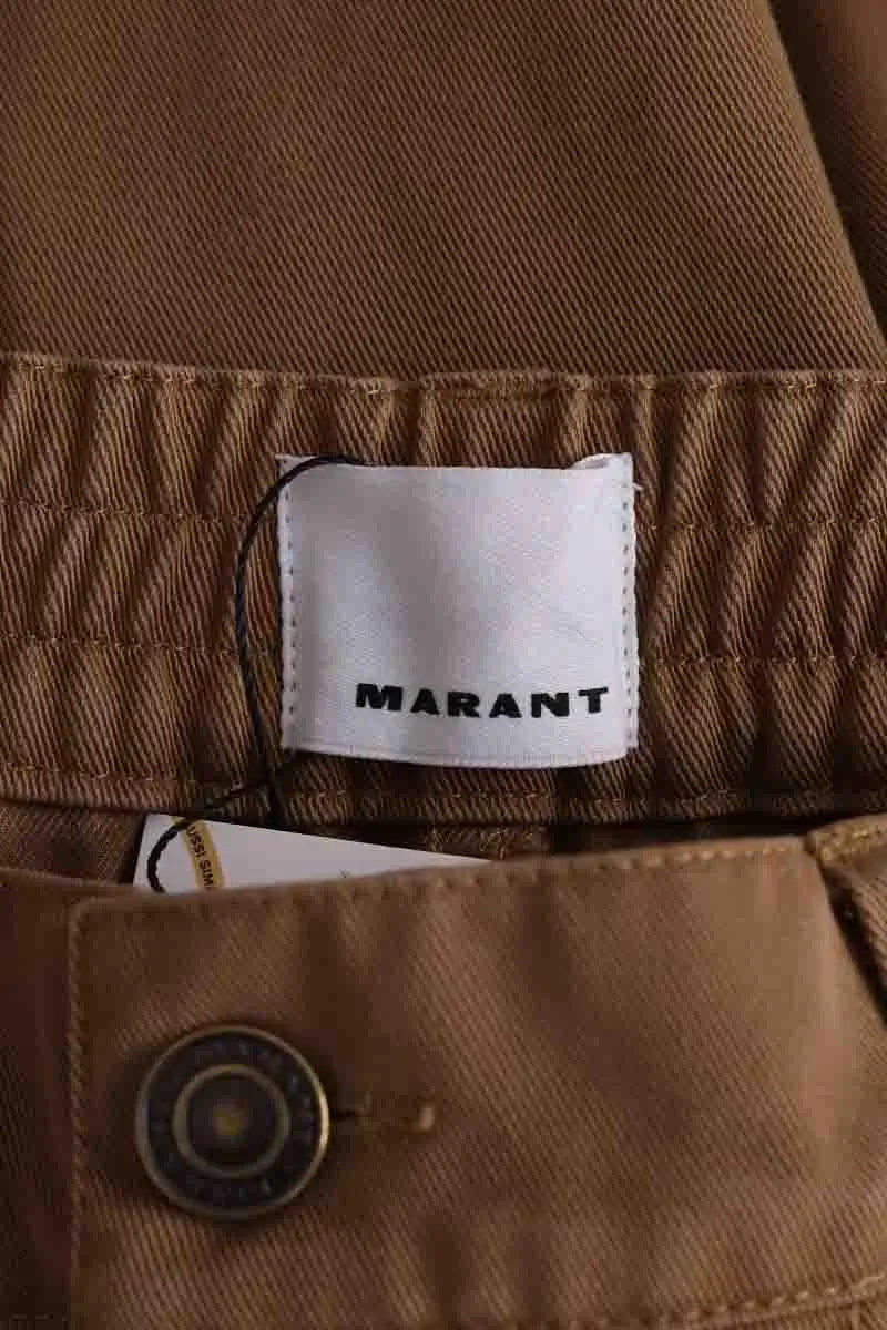 Short Isabel Marant Marron en Coton