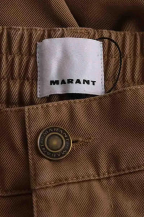 Short Isabel Marant Marron en Coton