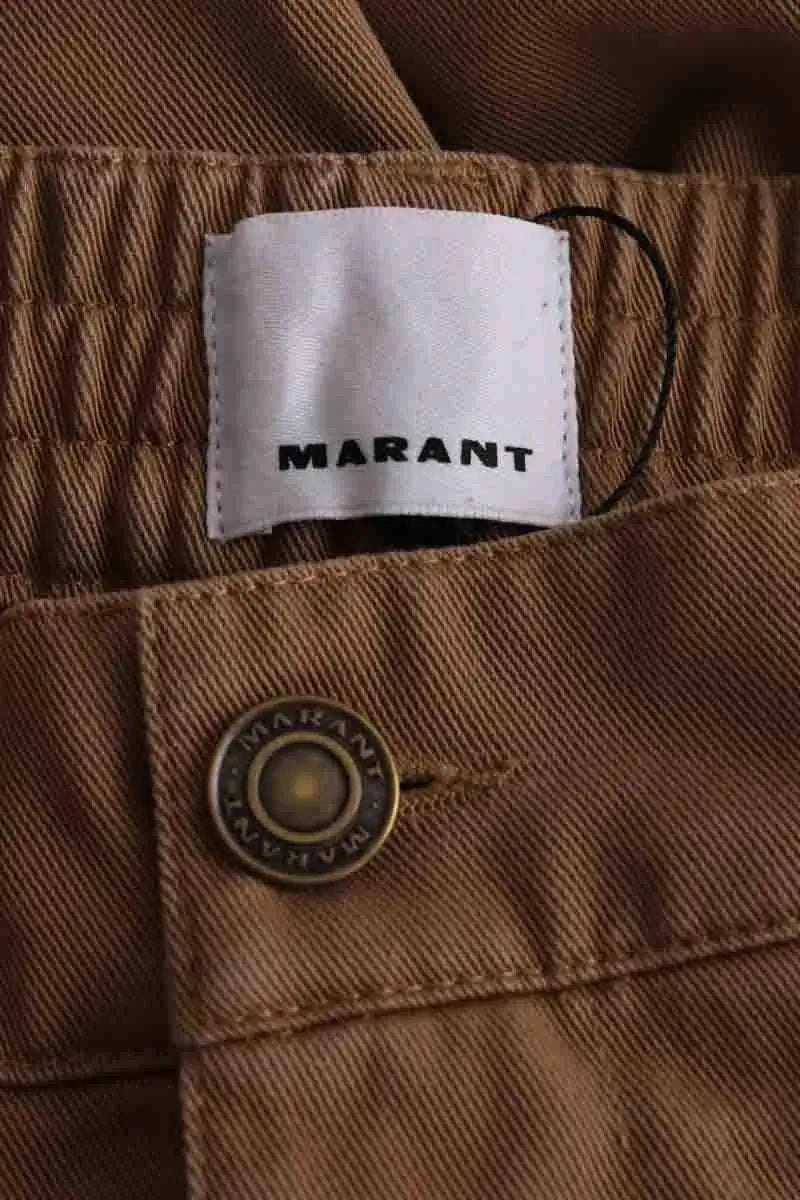 Short Isabel Marant Marron en Coton