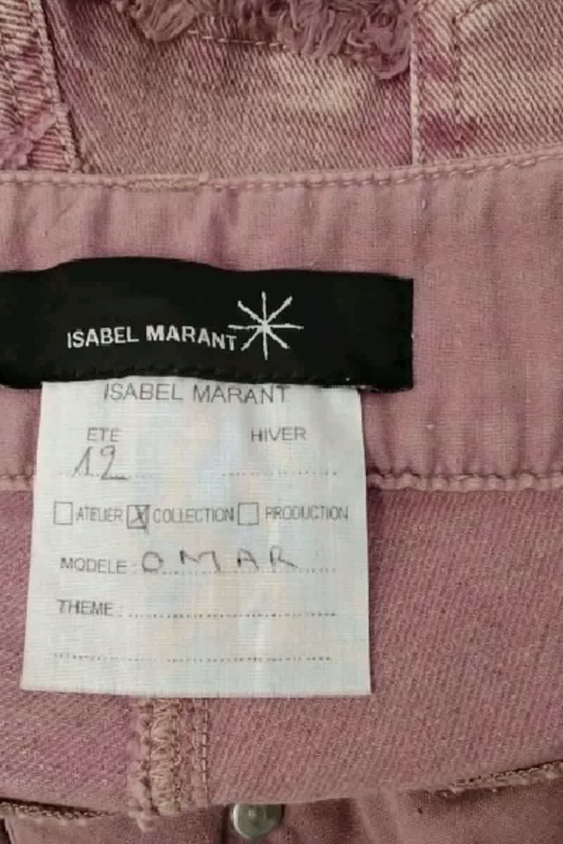 Short Isabel Marant Rose en Coton