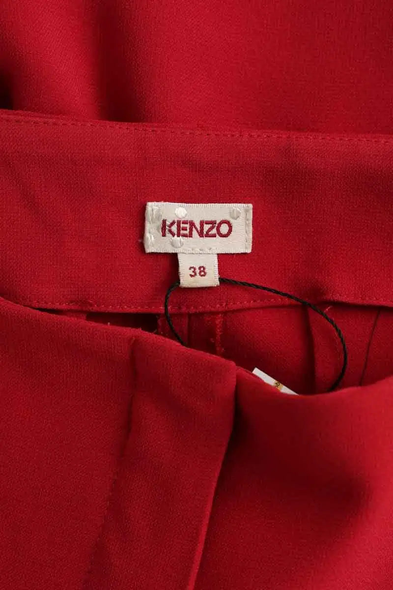 Short Kenzo Rouge en Synthétique