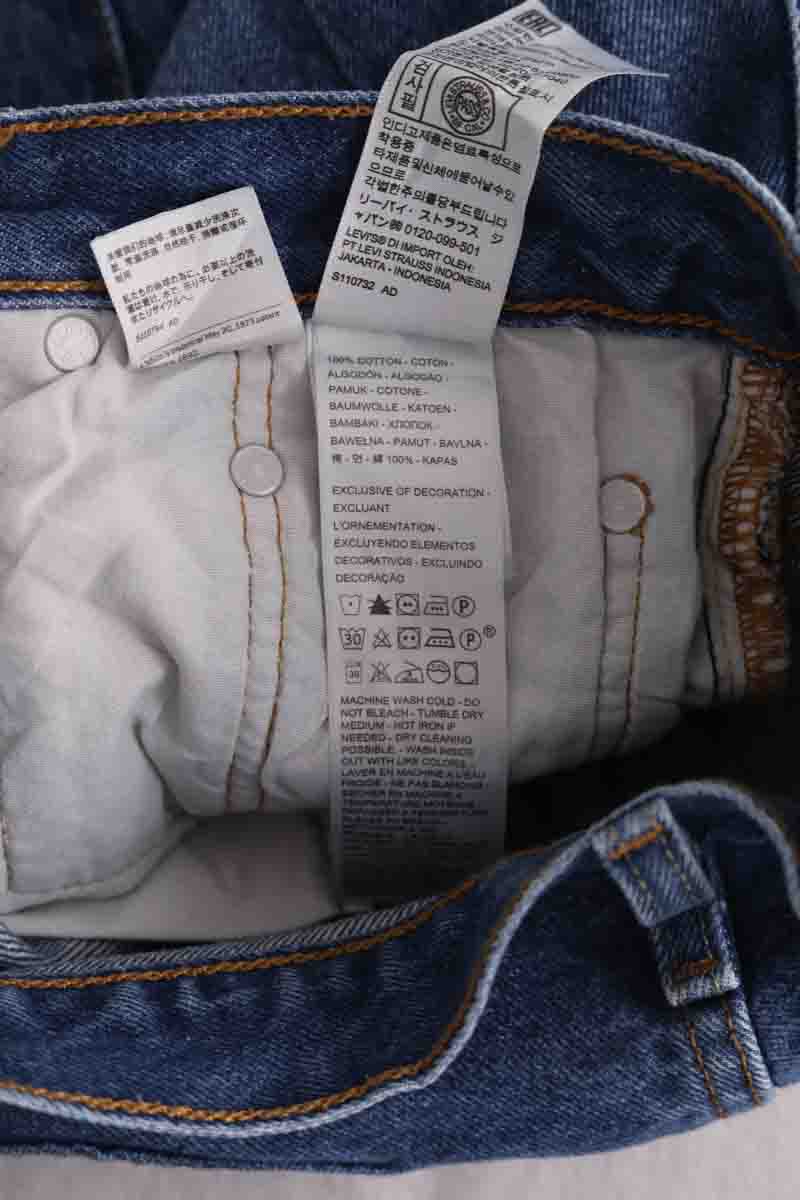 Short Levi's 501 Bleu en Coton