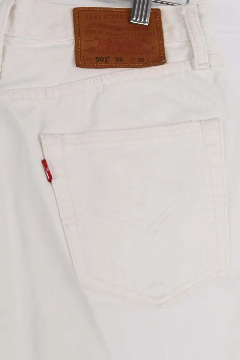 Short Levi's Blanc en Coton