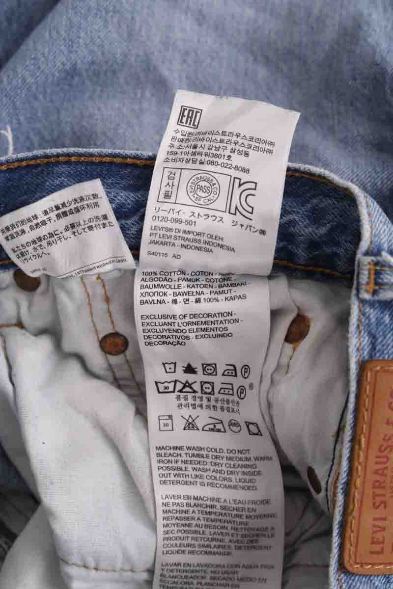 Short Levi's Bleu en Coton