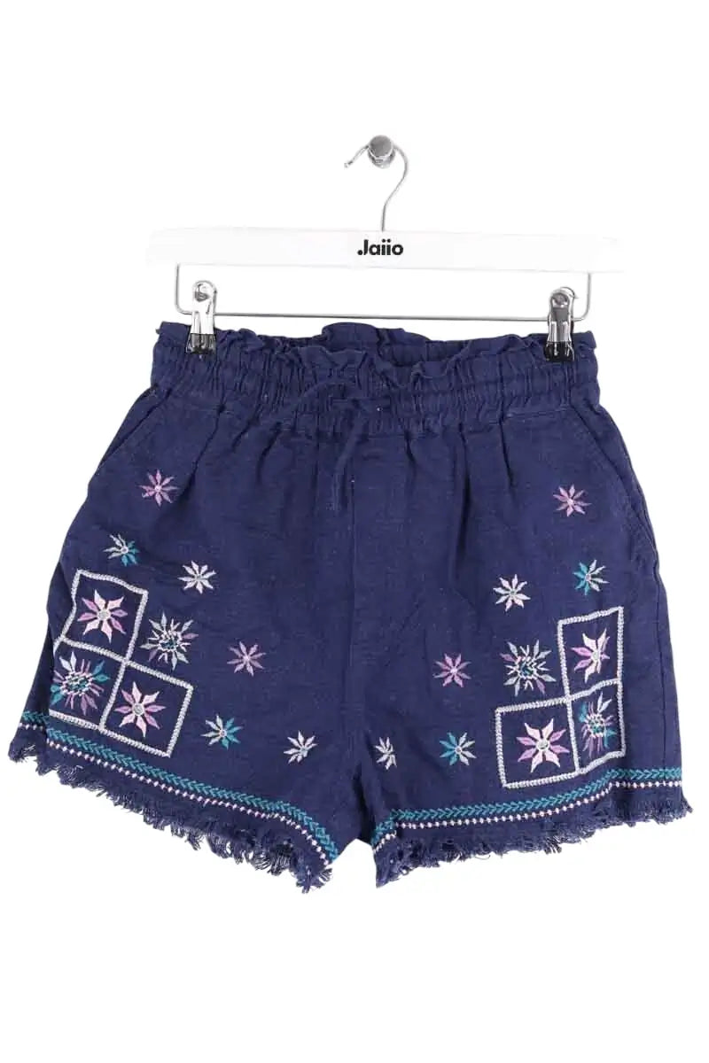 Short Louise Misha Bleu en Lin, taille M - Seconde Main