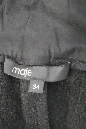 Short Maje Noir en Coton